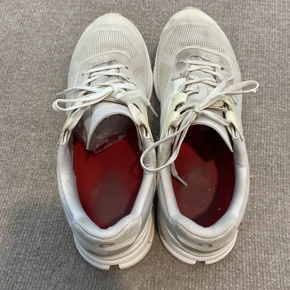 On Running Shoes Womens Size 10 White CloudTec Cushioned Mesh Sneakers 87.98116